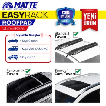 MATTE® EasyRack Universal RoofPad Tavan Taşıyıcı - Görsel 4