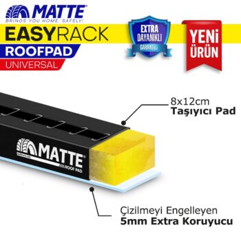 MATTE® EasyRack Universal RoofPad Tavan Taşıyıcı - Görsel 5