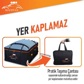 RoofPax Tavan Çantası – Yeni Nesil Araç Üstü Portbagaj - Görsel 7