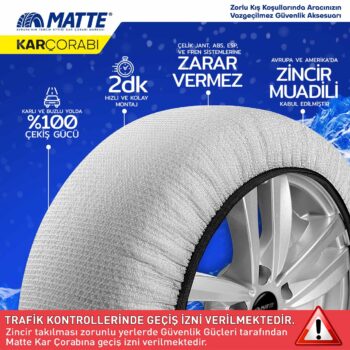 Matte Kar Çorabı
