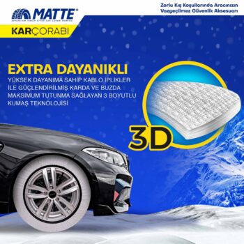 Matte Kar Çorabı Super-X Series - Görsel 5