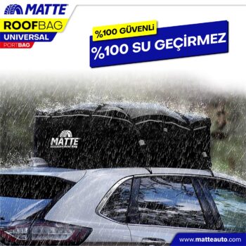 MATTE® Araç Üstü Tavan Çantası, Yeni Nesil PortBagaj - Görsel 5