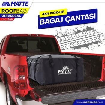 MATTE® Araç Üstü Tavan Çantası, Yeni Nesil PortBagaj - Görsel 6