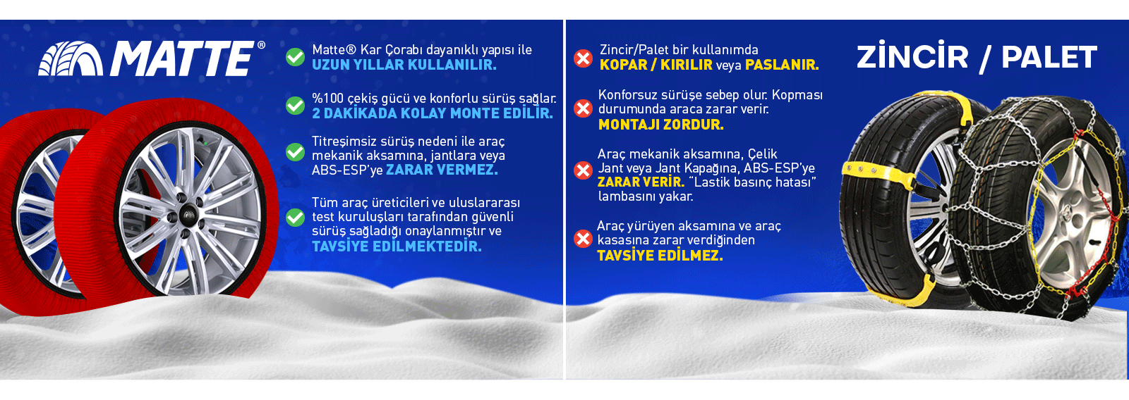 matte snow sock matte kar çorabı